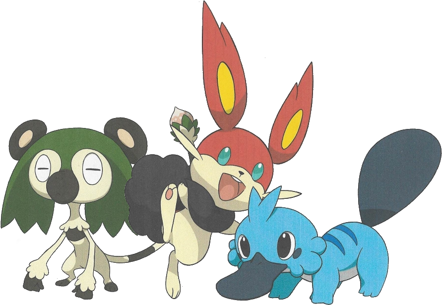 546kib, 900x621, Gen8starters (900x621), Png Download