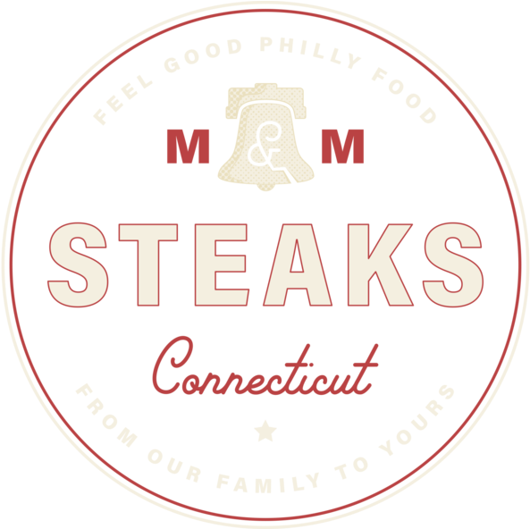 M&m-steaks Logo Round Cream - Circle (1000x591), Png Download