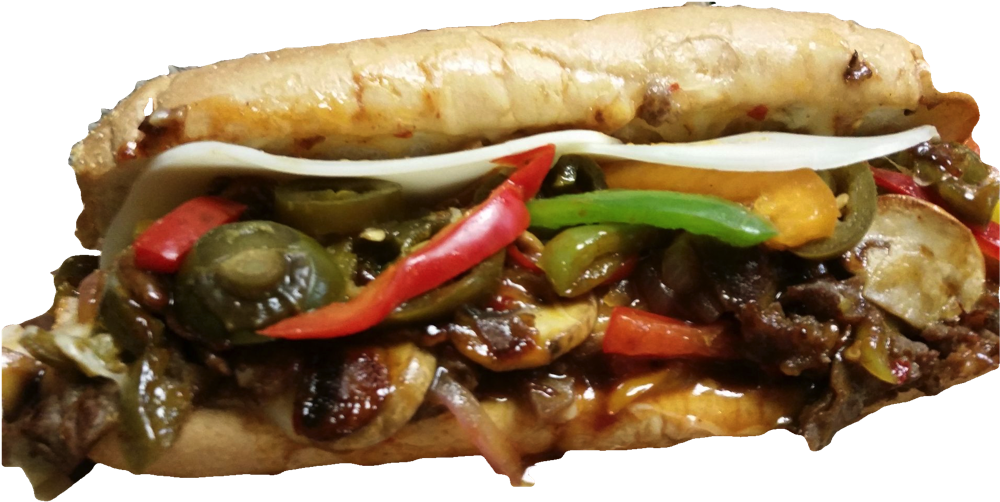 8" Fire Philly - Chicago-style Hot Dog (1000x563), Png Download
