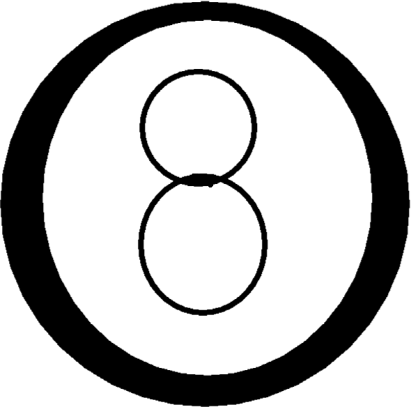 The Magic 8 Ball - 4 O Clock Icon (590x584), Png Download