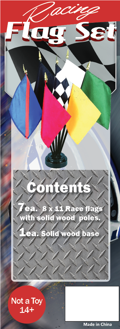 Flag Image But The Rest Was Left Up To Me - Auto Racing Flags (612x1224), Png Download