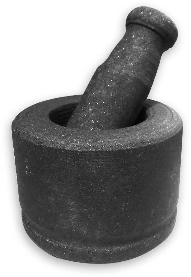 Stone Mortar And Pestle - Mortar And Pestle (1000x1000), Png Download
