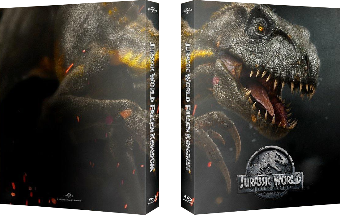470 / - Jurassic World Fallen Kingdom Blu Ray Collector's Edition (1100x694), Png Download