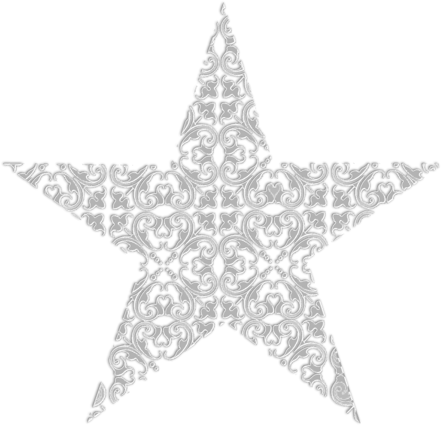 Silver Stars - Silver Glitter Star Clipart (870x870), Png Download