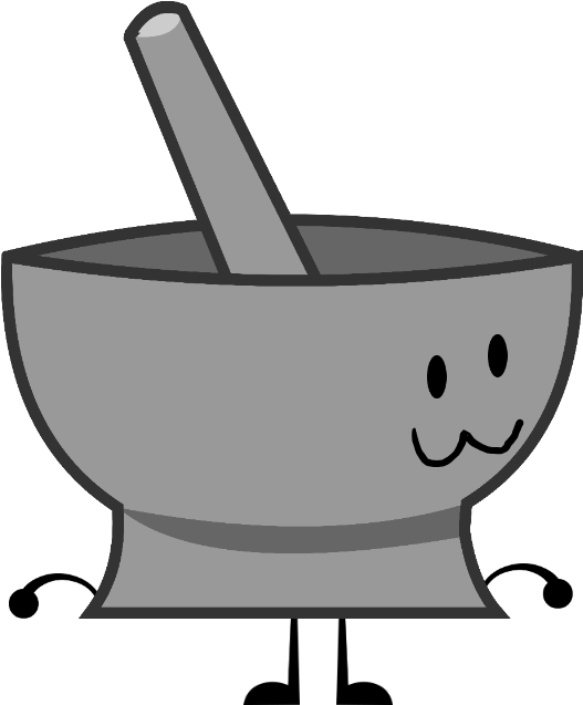 Mortar And Pestle (538x636), Png Download
