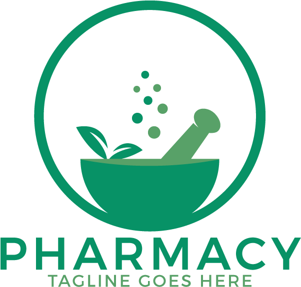 Natural Mortar And Pestle Logotype - Emblem (1500x1000), Png Download