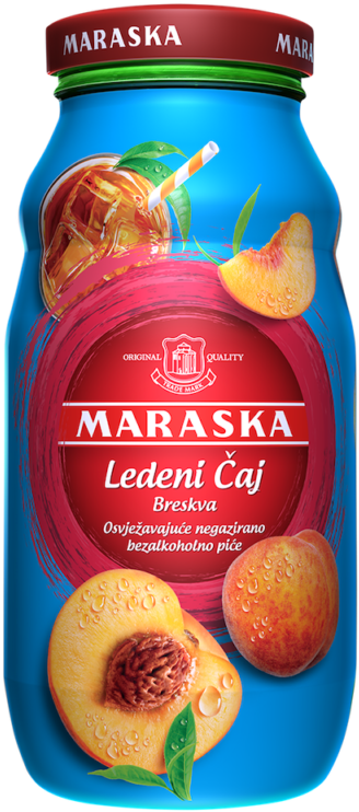 Ice Tea Peach - Snow Skin Mooncake (387x800), Png Download