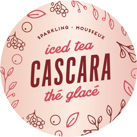 Cascara Ice Tea - Circle (601x600), Png Download