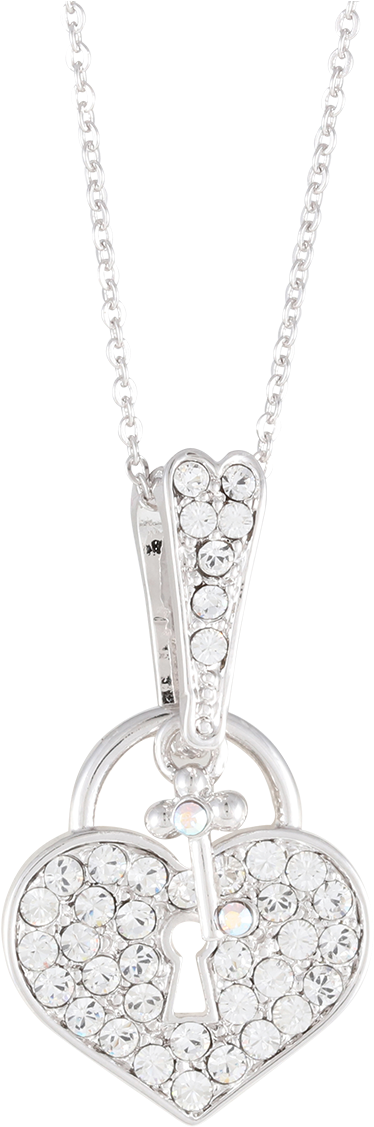 Key Heart Necklace - Locket (1200x1200), Png Download