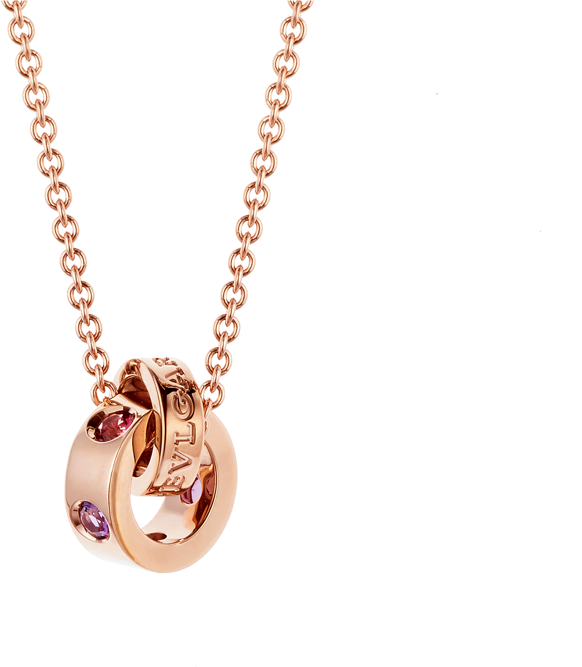 Bvlgari Bvlgari Necklace Necklace Rose Gold Pink - Bvlgari 項鍊 (1800x1405), Png Download
