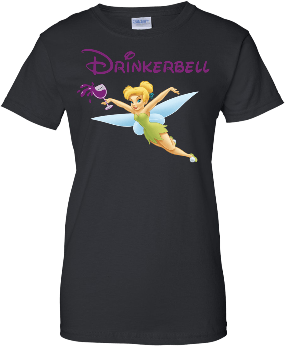 Drinkerbell-shirt - T-shirt (1155x1155), Png Download