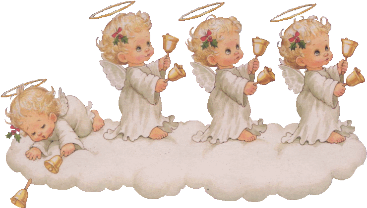 Christmas Angels Ruth Morehead - Anges De Noel (832x432), Png Download