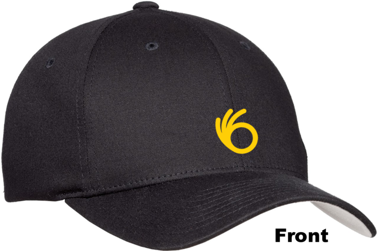 Ok Cap Black (1000x773), Png Download