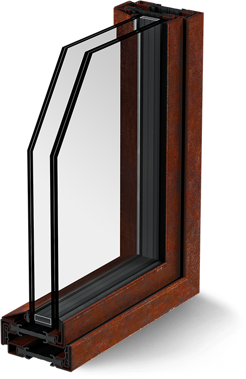 W75 Render Cor Ten - Plywood (595x842), Png Download