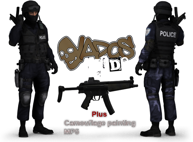 Other Model - Http - //www - Gamemodding - Net/en/gta - Gta San Andreas Swat Skin (640x480), Png Download