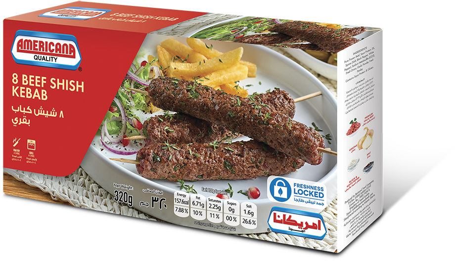 Shish Kababs-320g - Americana (992x607), Png Download