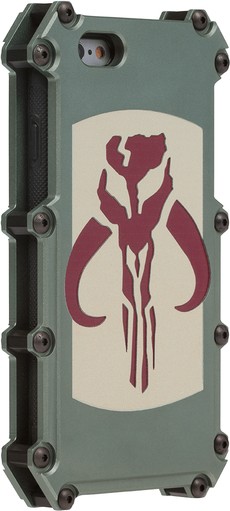 Tantrum Cases Mandalorian Emblem Phone Case, Back 3/4 - Mandalorian Skull (1024x1024), Png Download