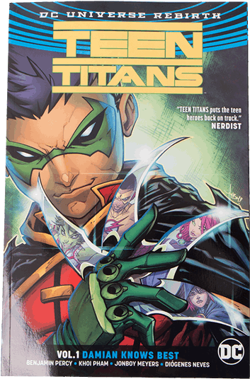 1 Of - Teen Titans Damian Knows Best (600x600), Png Download