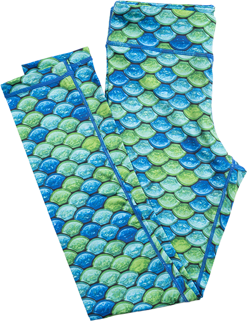 Where To Buy - Mermaid Leggings Fin Fun (527x800), Png Download