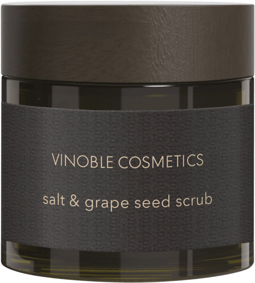Salt & Grape Seed Scrub - Perfume (1785x934), Png Download