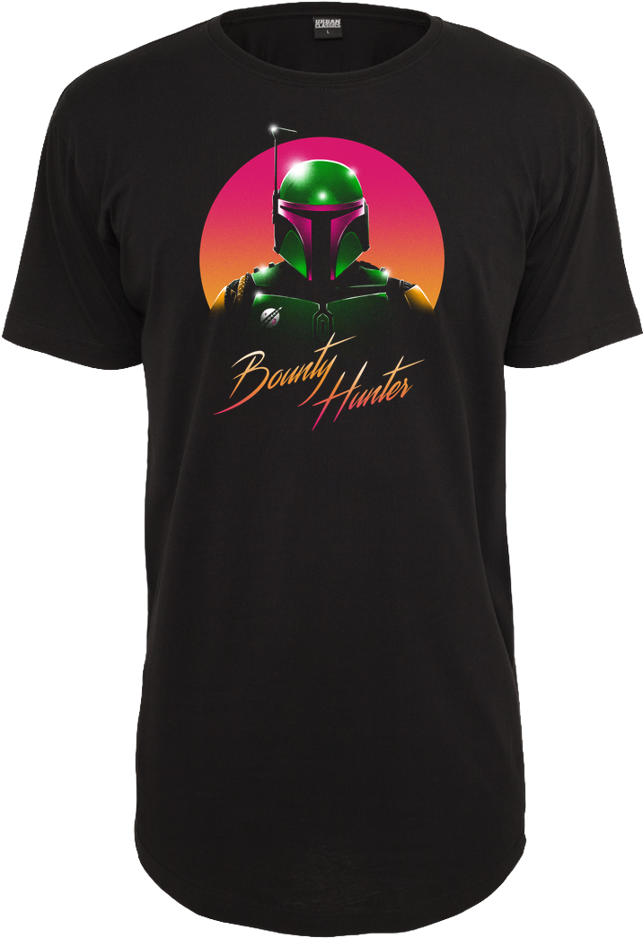 Ddjvigo Mandalorian Hunter T-shirt Urban Classics Long (1044x1044), Png Download