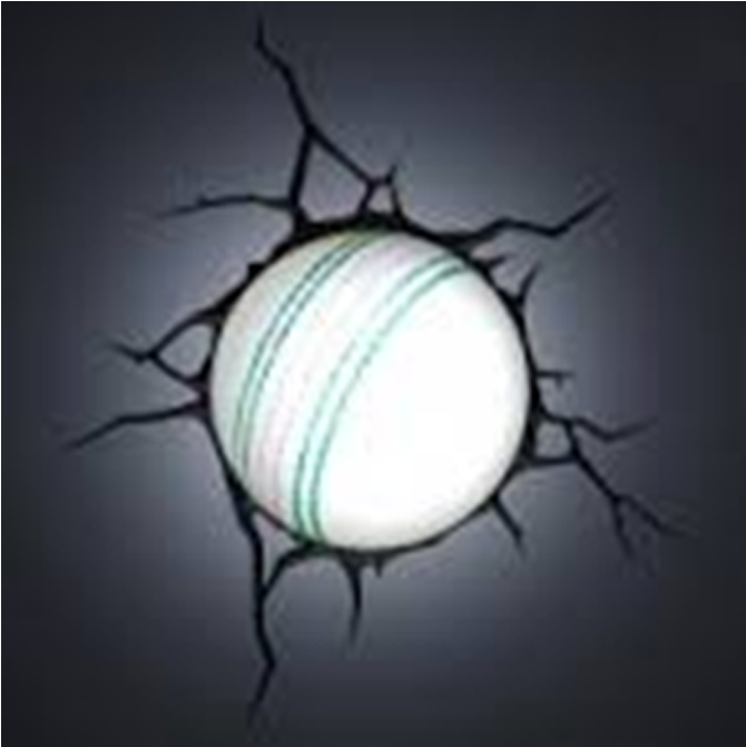 3d Light Fx Single Mini Cricket Ball (774x748), Png Download