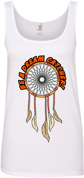 Be A Dream Catcher Ladies' Tank Top - Active Tank (608x608), Png Download