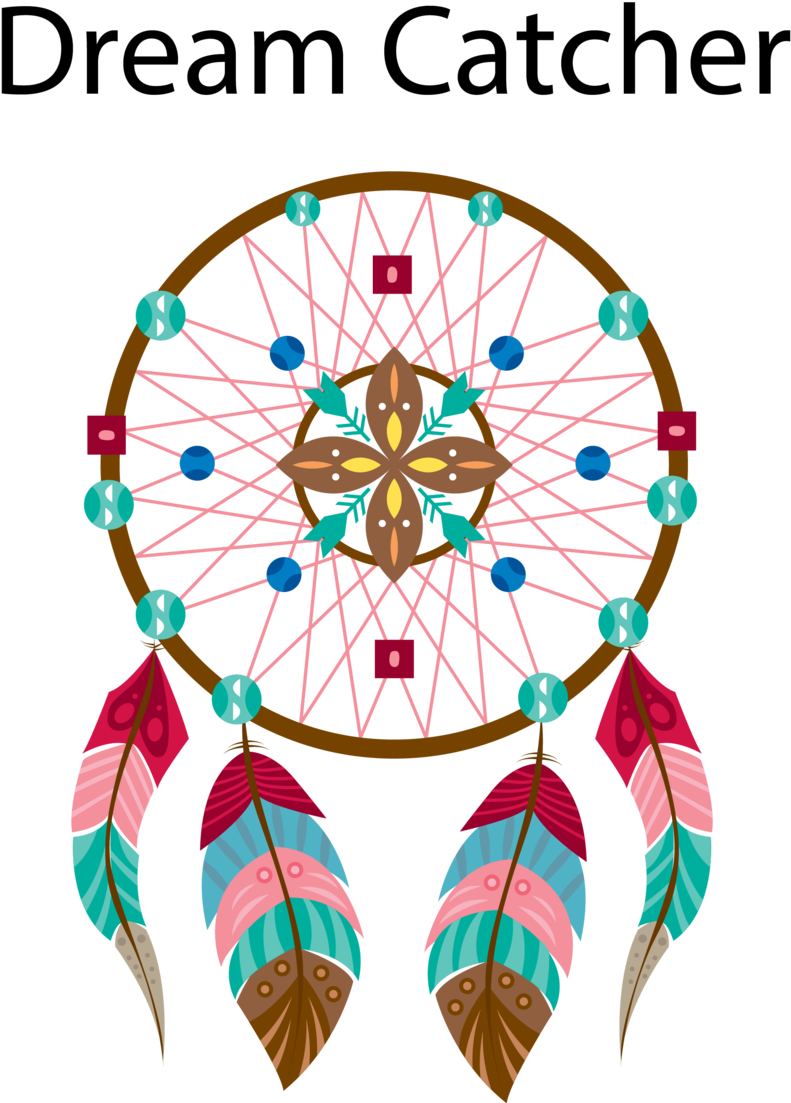 Vector Computer File Dreamcatcher Download Hd Png - Dream Catcher Png Vector (800x1117), Png Download