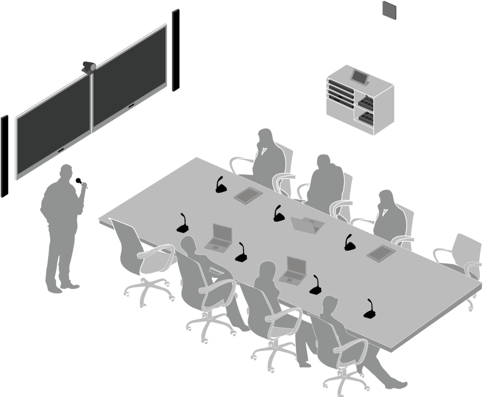 Discussion - Meeting Room Png (1140x820), Png Download