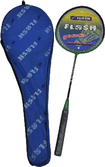 flash badminton racket