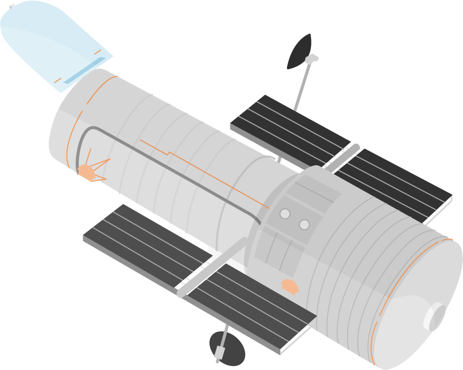 Chandra X-ray Observatory - Rocket (913x730), Png Download