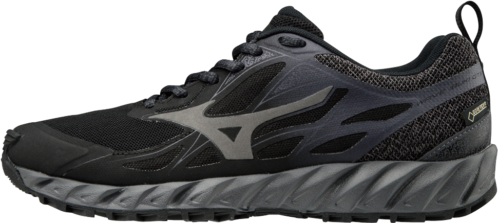 Mizuno Wave Ibuki Gtx Trail Hardloopschoenen Zwart/grijs - Mizuno Wave Ibuki Gtx (1000x464), Png Download