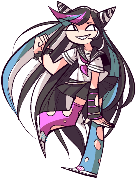 Ibuki - Danganronpa V3 Manga (500x643), Png Download