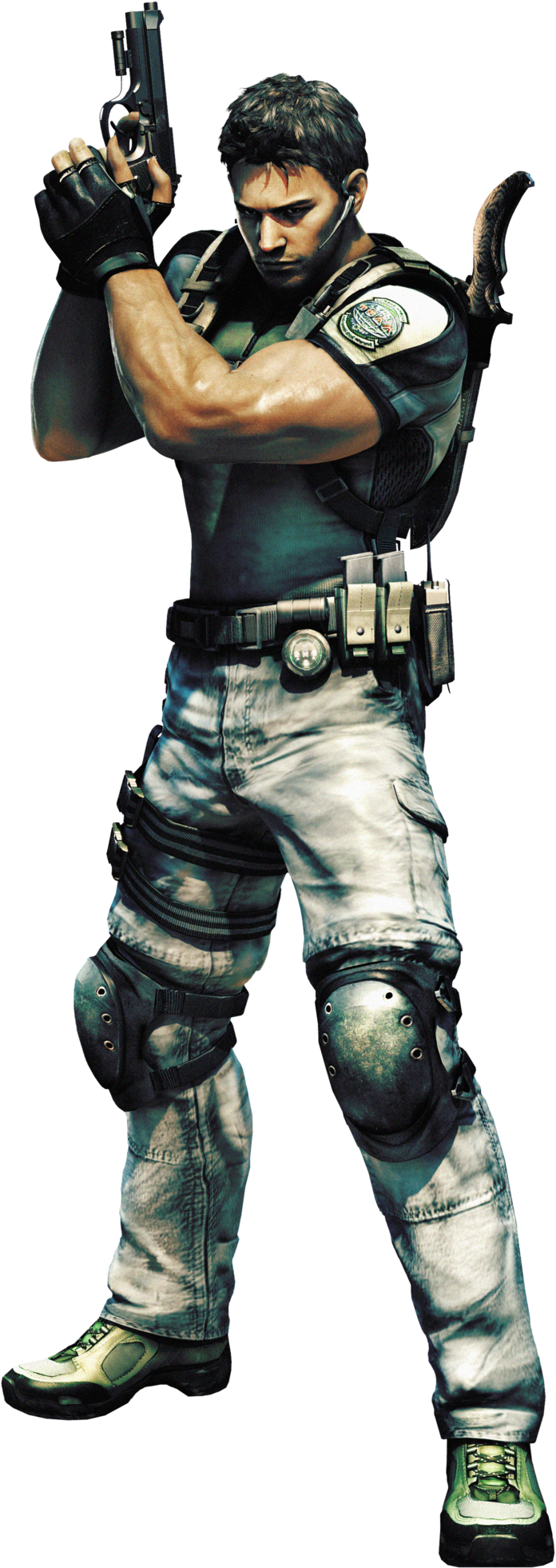 Chris Redfield Re5 (865x2000), Png Download