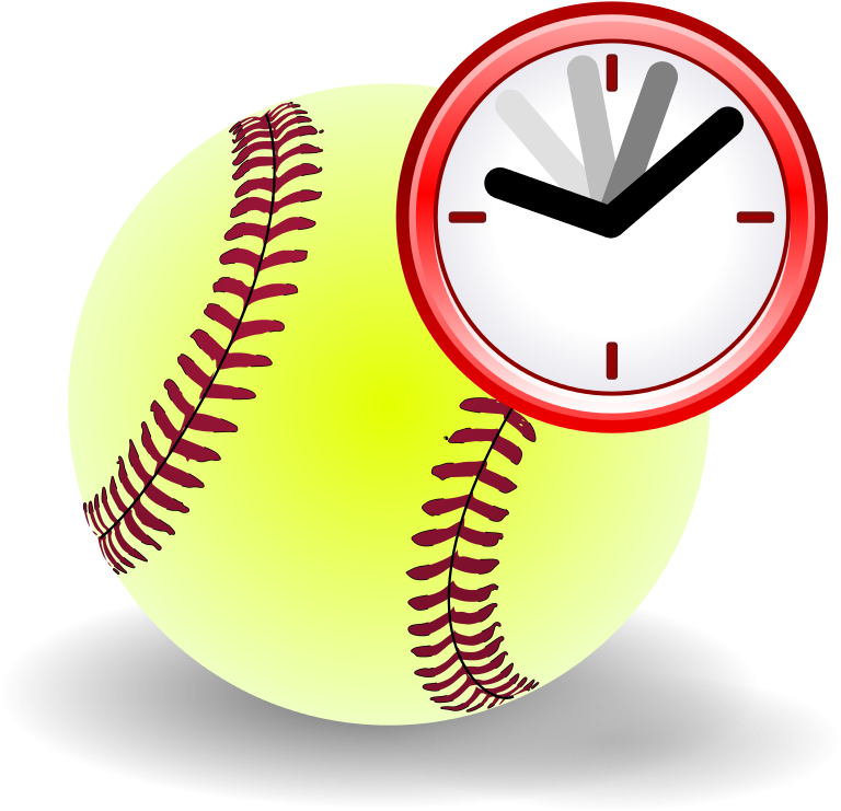 File - Softball - Svg - Wikimedia Commons - Baseball Png Transparent (768x768), Png Download
