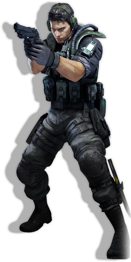 Favorite Characterchris Redfield - Chris Redfield Resident Evil Revelations (590x1020), Png Download