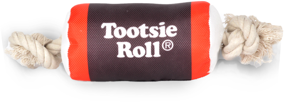 Candy Shaped Plush Tug & Toss Dog Toys - Tootsie Roll Costume (1024x1024), Png Download
