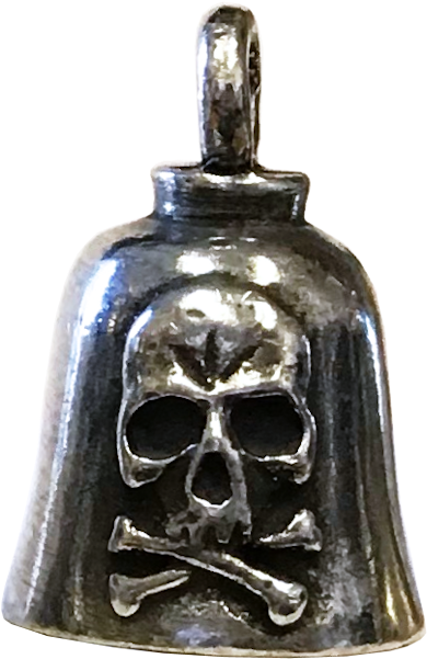 Skull & Crossbones Gremlin Bell - Locket (700x700), Png Download