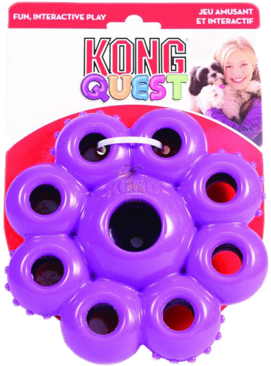 Kong Quest Star Pods Large Dog Toy - Plastic (600x800), Png Download