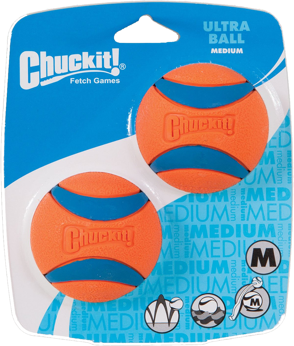Loading Zoom - Chuckit Ultra Ball Medium 2 Pack (1200x1200), Png Download