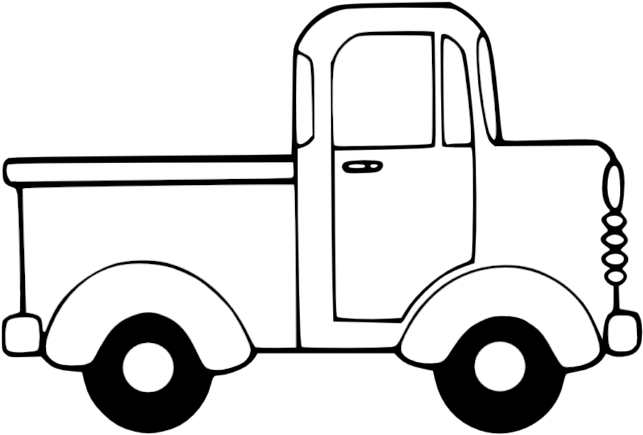 Sun Clipart Free Car - Little Blue Truck Coloring (724x1024), Png Download