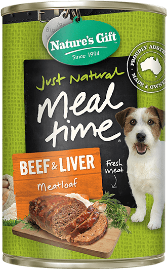 Meal Time Beef & Liver Meatloaf 700g - Nature's Gift Meal Time (796x594), Png Download