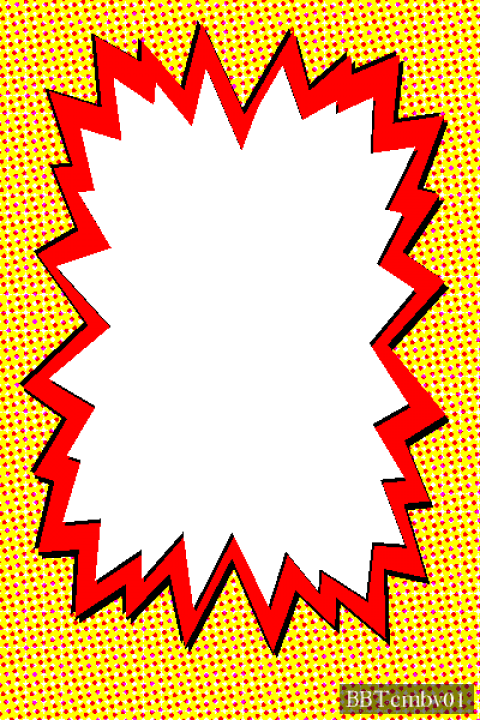 Free Png Download Comic Book Border Photoshop Png Images - Comic Book Template (480x720), Png Download