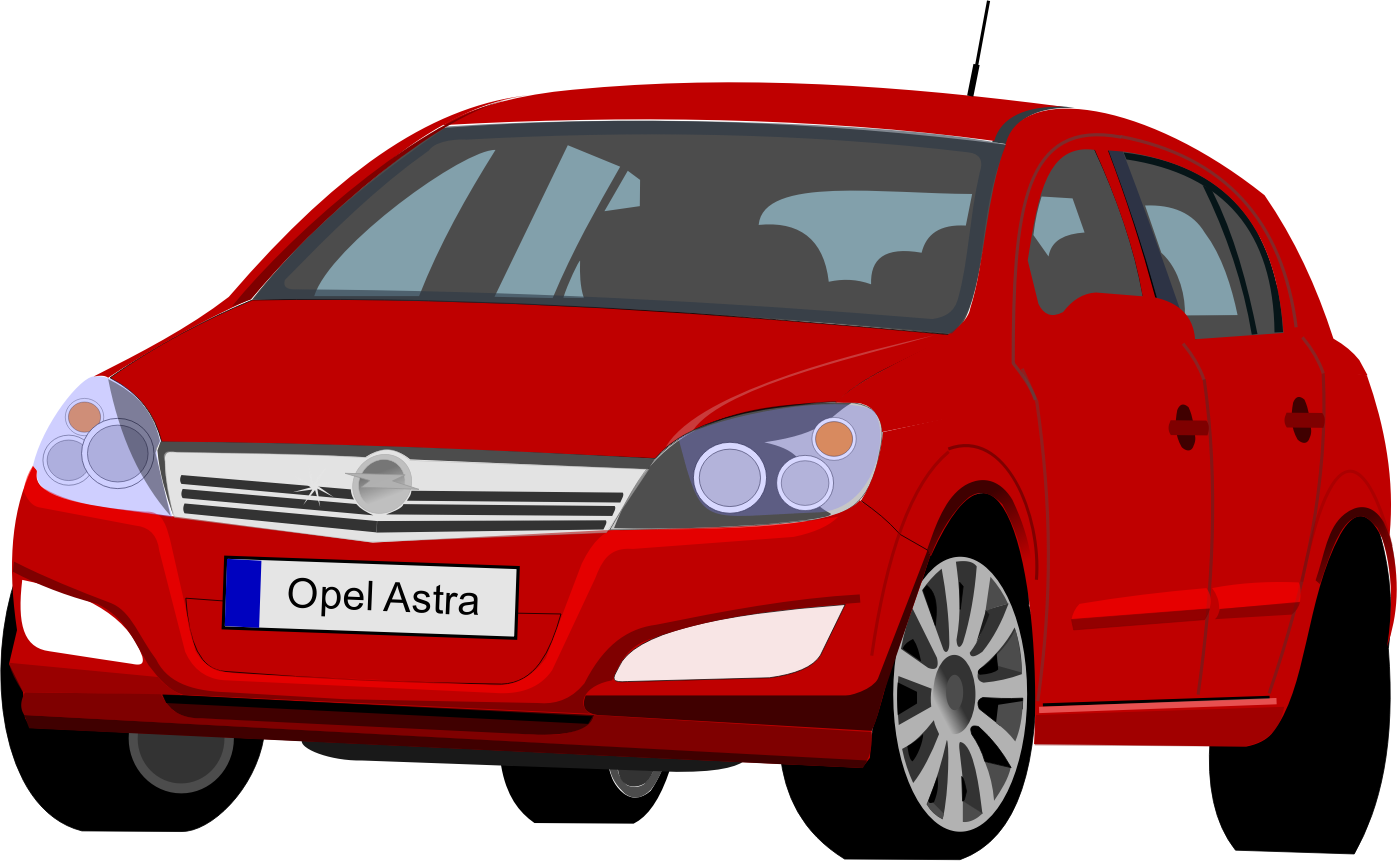 Opel Clipart - Opel Astra Vector (1397x861), Png Download