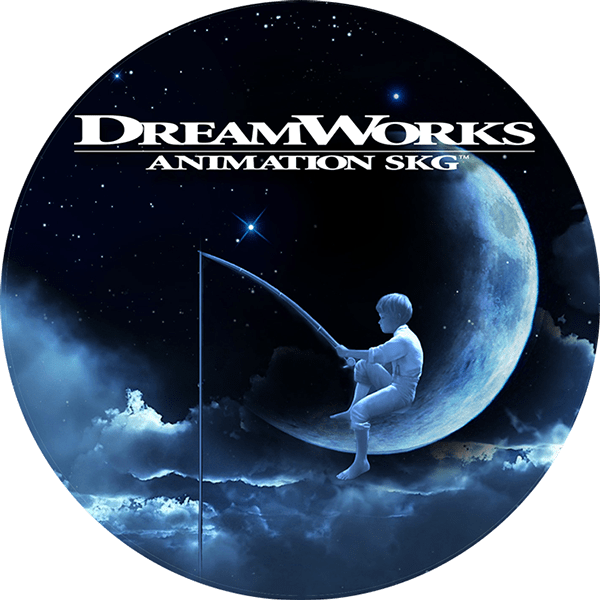 Moon Dreamworks Logo (600x600), Png Download