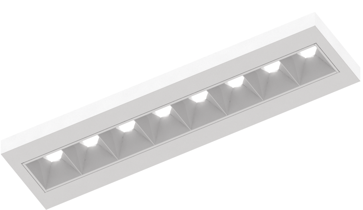 Office Long Lb Led N/t Dali 37w 4700lm 3000k White - Light (1200x1200), Png Download