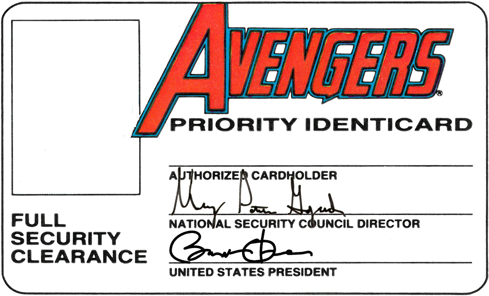 Id Card Template - Avengers Vol. 1, No. 223 [marvel Legends Reprint] (1600x979), Png Download