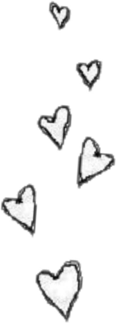 Heart Hearts Tumblr Sticker Blackandwhite Transparent - Heart Tumblr Png (2289x2289), Png Download