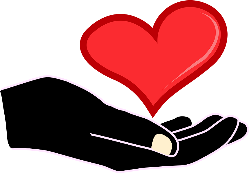 Given Heart Png Clipar Transparent - Heart (1070x882), Png Download