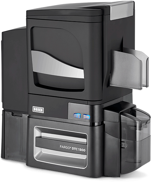 Dtc1500 Dual Sided Id Card Printer With Single Side - Electronics (974x812), Png Download